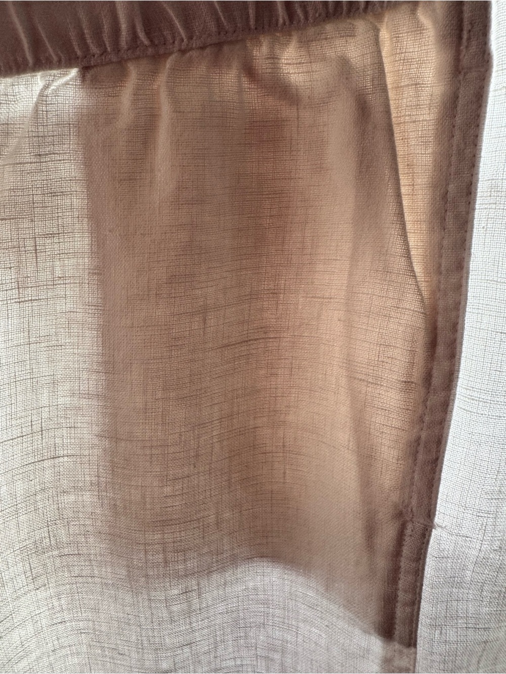 Pure Jill Linen Pants— Classic White - Picture 4 of 9